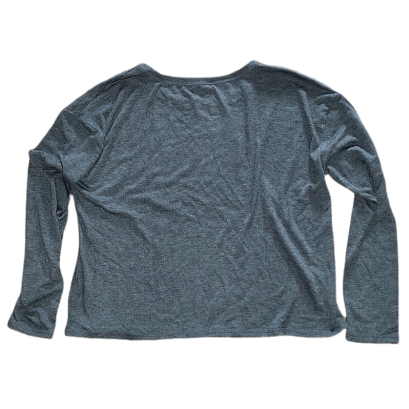 So Gray long sleeve Bring coffee Intimates top womens M NWT - Picture 2 of 3